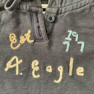 American Eagle Hoodie with craft-look embroidery